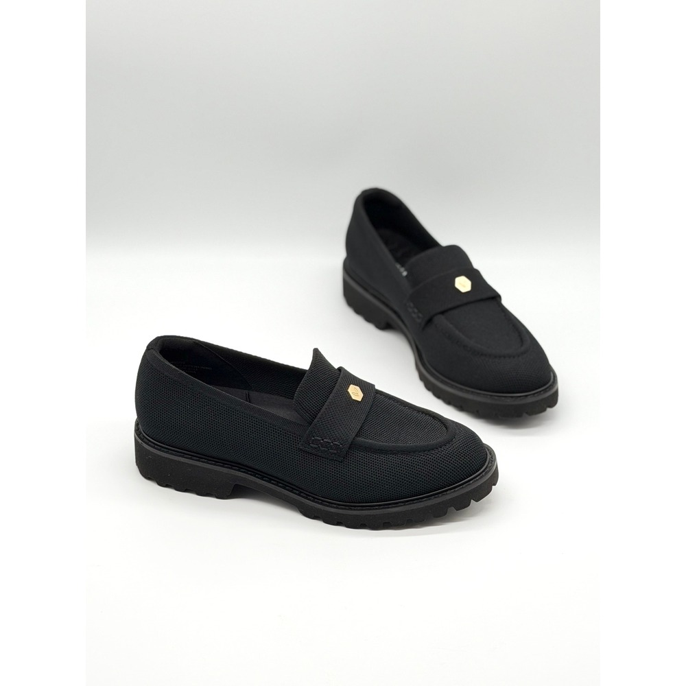 VIVAIA Francesca Loafers Women 40 Round Toe Chunky Platform Knit Slip On Comfort